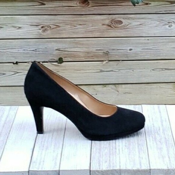 naturalizer michelle pumps black suede